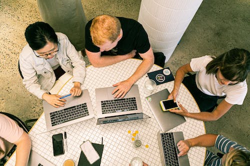 Photo Of People Using Laptops, search engines, local customers